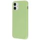 Mobiparts Coque iPhone 12 Mini Coque arrière en Silicone - Pistache Green