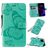 Mobigear Butterfly Housse iPhone 11 Etui Porte-Monnaie - Turquoise