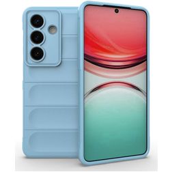 Mobigear Bumpy Coque Samsung Galaxy S26 Coque arrière en TPU Souple - Bleu