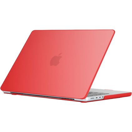 Mobigear Glossy MacBook Pro 16 Pouces (2021-2026) Coque - Rouge - Model A2485 / A2780 / A2991 / A3186 / A3428 / A3429