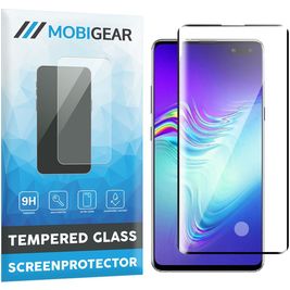 Mobigear Premium Samsung Galaxy S10 5G Verre trempé Protection d'écran - Compatible Coque - Noir