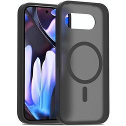Mobigear Shockproof Coque Google Pixel 9a MagSafe Coque arrière Rigide - Noir