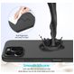 Mobigear Rubber Touch Coque iPhone 16 Pro Max Coque arrière en Silicone - Noir