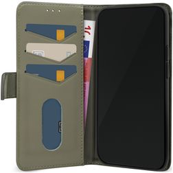 Mobilize Premium Gelly Wallet Housse iPhone 12 Pro Etui Porte-Monnaie - Vert