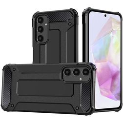 Mobigear Outdoor Coque Samsung Galaxy A16 Coque arrière Rigide Anti-Chocs - Noir
