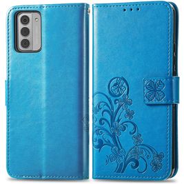 Mobigear Clover Housse Nokia G42 Etui Porte-Monnaie - Bleu