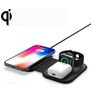Mobigear Magnetic Folding 3in1 - Chargeur Qi Wireless 15W - Noir