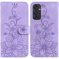 Mobigear Clover Housse Samsung Galaxy M55 Etui Porte-Monnaie - Violet