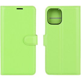 Mobigear Classic Housse iPhone 12 Mini Etui Porte-Monnaie - Vert