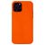 Mobigear Rubber Touch Coque iPhone 12 Coque arrière en Silicone - Coral