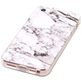 Mobigear Marble Coque iPhone SE (2016) Coque arrière en TPU Souple - Blanc