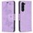 Mobigear Butterfly Samsung Galaxy S24 Plus Étui Portefeuille - Violet