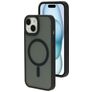 Mobiparts Hardcover Coque iPhone 15 MagSafe Coque arrière Rigide - Satin Black