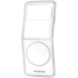 Mobilize Naked Protection Coque Transparente Samsung Galaxy Z Flip 7 MagSafe Coque arrière Rigide Anti-Chocs - Transparent