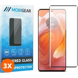 Mobigear Premium Motorola Edge 50 Ultra Verre trempé Protection d'écran - Compatible Coque (Lot de 3)