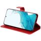 Mobigear Zipper Housse Samsung Galaxy S23 Etui Porte-Monnaie - Rouge