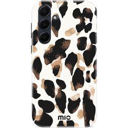 MIO Samsung Galaxy A55 MagSafe Plastique rigide Coque arrière - Leopard