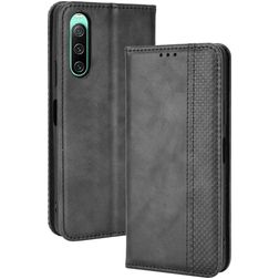Mobigear Sensation Sony Xperia 10 IV Étui Portefeuille - Noir