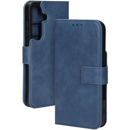 Mobiparts Classic Wallet Housse Samsung Galaxy S25 MagSafe Etui - Steel Blue