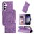Mobigear Sunflower Housse Samsung Galaxy S24 Etui Porte-Monnaie - Violet