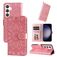 Mobigear Sunflower Housse Samsung Galaxy S24 Plus Etui Porte-Monnaie - Rose doré