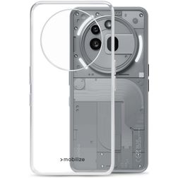 Mobilize Gelly Case Coque Transparente Nothing Phone (3a) Pro Coque arrière en TPU Souple - Transparent