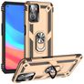 Mobigear Armor Ring Coque OPPO A76 Coque arrière Rigide Anti-Chocs avec Anneau-Support - Or