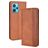 Mobigear Sensation Housse Realme 9 Pro Plus Etui Porte-Monnaie - Marron