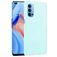 Mobigear Croco Coque OPPO Reno 4 Coque arrière Rigide - Turquoise