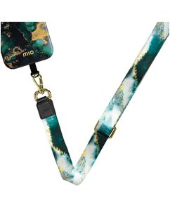 MIO Lanyard - Cordon de téléphone universel ajustable - Green Marble