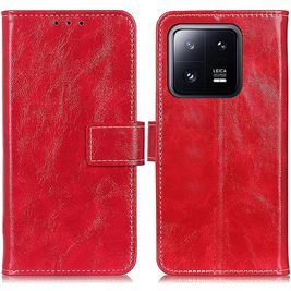 Mobigear Basic Housse Xiaomi 13 Etui Porte-Monnaie - Rouge