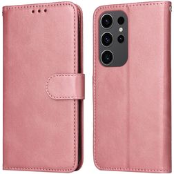Mobigear Wallet Housse Samsung Galaxy S24 Ultra Etui Porte-Monnaie - Rose doré