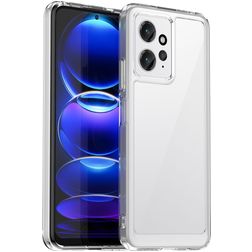 Mobigear Crystal Coque Transparente Xiaomi Redmi Note 12 Coque arrière Rigide - Transparent