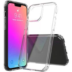 Mobigear Crystal Coque Transparente iPhone 13 Pro Max Coque arrière Rigide - Transparent