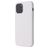 Mobigear Rubber Touch Coque iPhone 12 Coque arrière en Silicone - Blanc