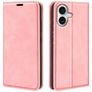 Mobigear Retro Slim Housse iPhone 17 Etui Porte-Monnaie - Rose