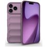 Mobigear Bumpy Coque iPhone 18 Pro Max Coque arrière en TPU Souple - Violet