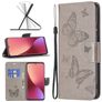 Mobigear Butterfly Housse Xiaomi 12X Etui Porte-Monnaie - Gris
