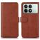 Mobigear Wallet Housse POCO X6 Pro Etui Porte-Monnaie - Marron