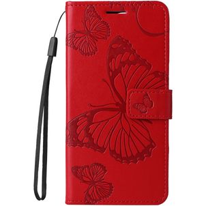 Mobigear Butterfly Housse HONOR 200 Lite Etui Porte-Monnaie - Rouge