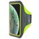 Mobiparts Comfort Fit Brassard Téléphone iPhone XS Brassard Coque de Sport en Neoprène - Neon Green