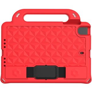 Mobigear Diamond Coque iPad Mini 7 (2024) Coque de tablette pour enfants avec Poignée Enfants en EVA - Rouge