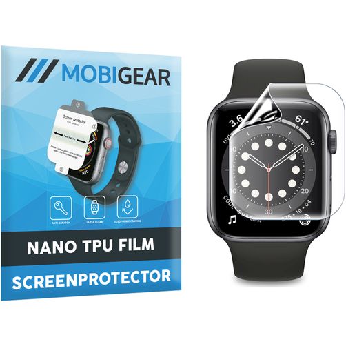 Mobigear Apple Watch - 40 mm Protection d'écran Film - Compatible coque