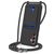Mobigear Lanyard Card Samsung Galaxy A16 Coque avec cordon en Silicone et Porte-Cartes - Noir