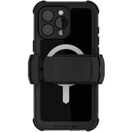Ghostek Nautical Belt Coque iPhone 16 Pro Max MagSafe Coque arrière Imperméable Rigide Anti-Chocs - Noir