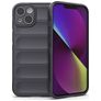 Mobigear Bumpy Coque iPhone 14 Coque arrière en TPU Souple - Charcoal