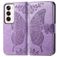 Mobigear Butterfly Housse OPPO Reno 12 Pro Etui Porte-Monnaie - Violet
