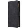 Mobigear Zipper Samsung Galaxy S10 Lite Étui Portefeuille - Noir