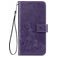 Mobigear Clover Housse Motorola One Fusion Plus Etui Porte-Monnaie - Violet