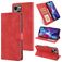 Mobigear Wallet Housse iPhone 14 Etui Porte-Monnaie - Rouge